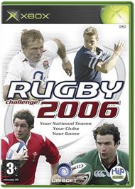 Box cover for Rugby Challenge 2006 on the Microsoft Xbox.