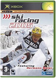 Box cover for Ski Racing 2005 Featuring Hermann Maier on the Microsoft Xbox.