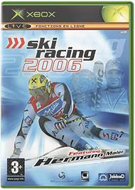Box cover for Ski Racing 2006 Featuring Hermann Maier on the Microsoft Xbox.