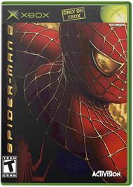 Box cover for Spider-man 2 on the Microsoft Xbox.