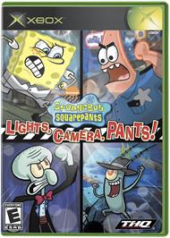 Box cover for SpongeBob SquarePants: Lights, Camera, Pants on the Microsoft Xbox.