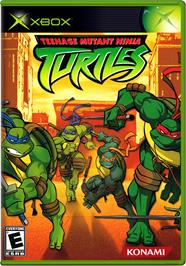 Box cover for Teenage Mutant Ninja Turtles on the Microsoft Xbox.