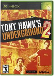 Box cover for Tony Hawk's Underground 2 on the Microsoft Xbox.