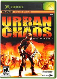 Box cover for Urban Chaos: Riot Response on the Microsoft Xbox.