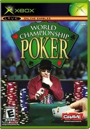 Box cover for World Championship Poker on the Microsoft Xbox.
