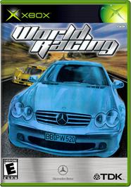 Box cover for World Racing on the Microsoft Xbox.