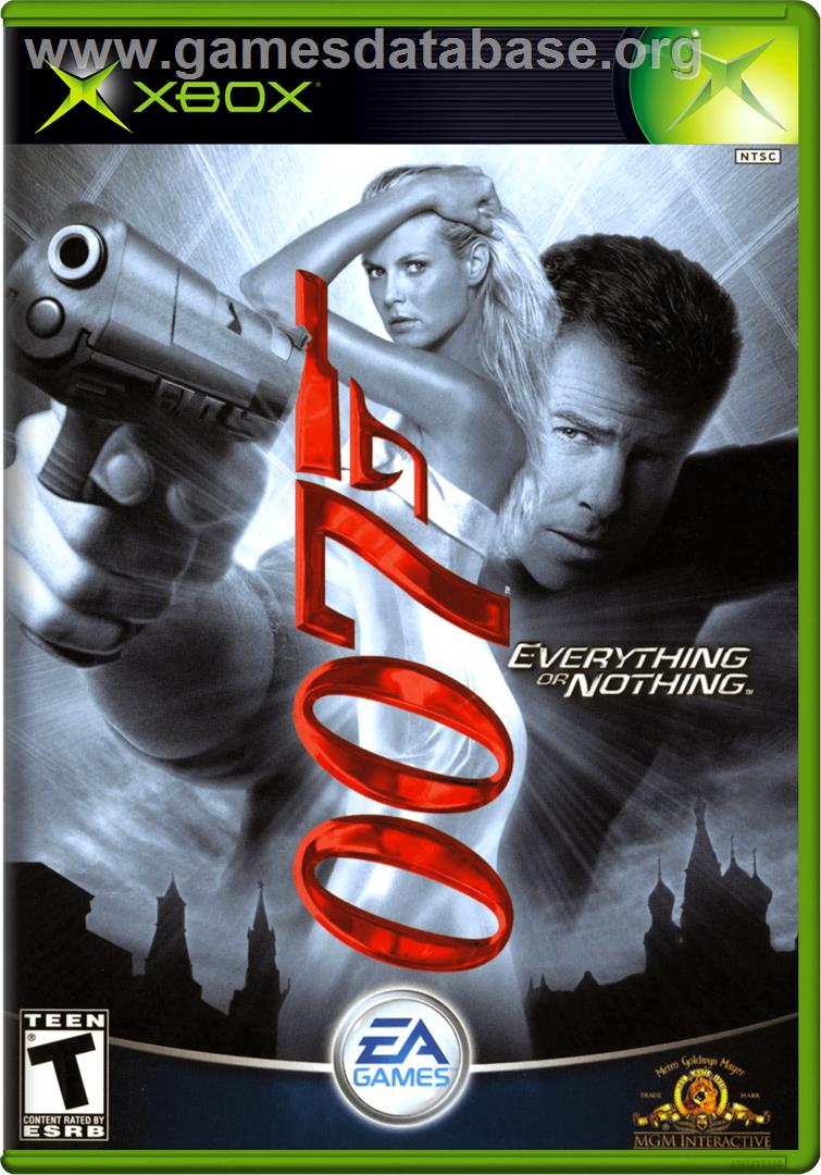 007 - Everything Or Nothing - Microsoft Xbox - Artwork - Box
