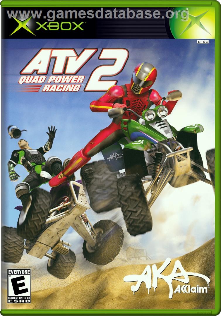 ATV: Quad Power Racing 2 - Microsoft Xbox - Artwork - Box