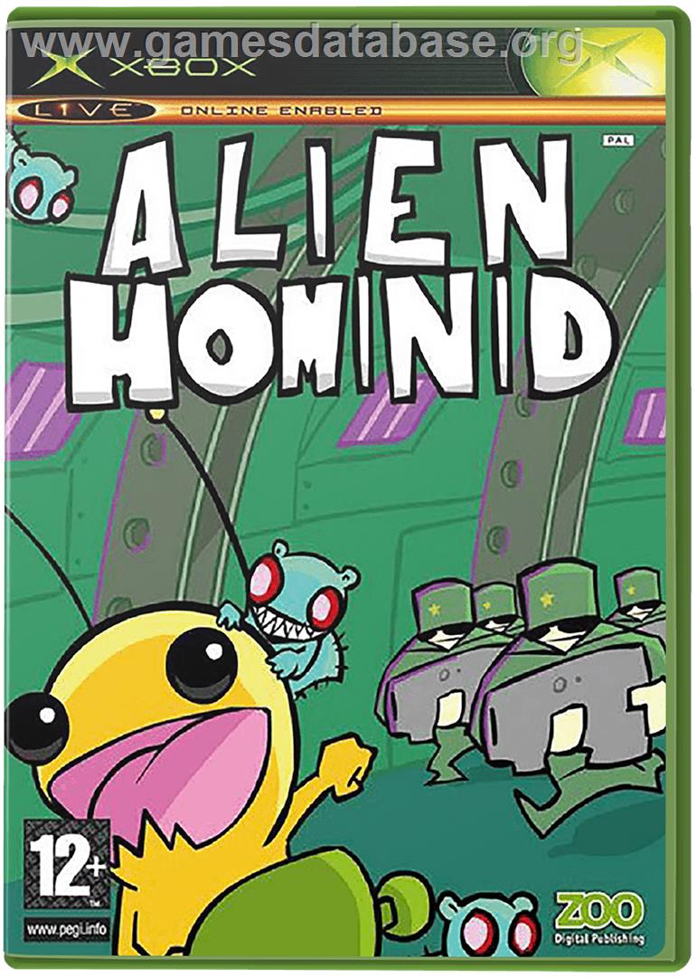 Alien Hominid - Microsoft Xbox - Artwork - Box