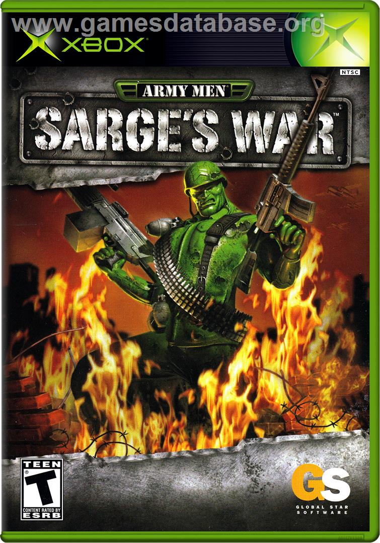 Army Men - Sarge's War - Microsoft Xbox - Artwork - Box