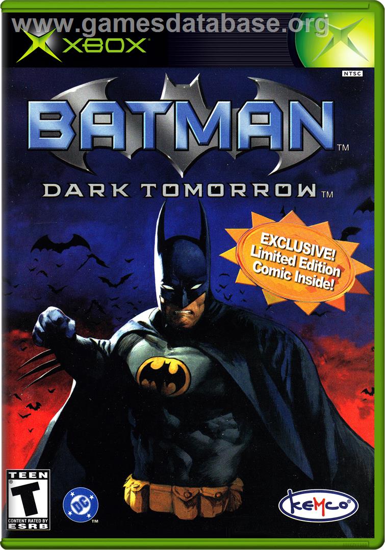Batman - Dark Tomorrow - Microsoft Xbox - Artwork - Box