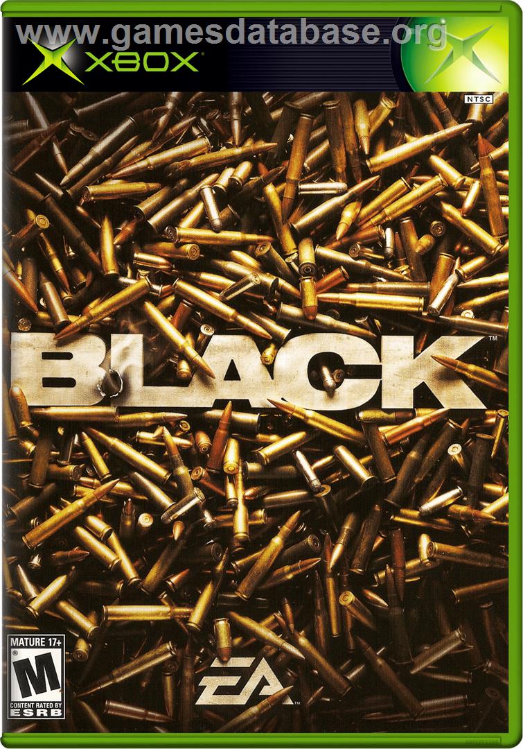 Black - Microsoft Xbox - Artwork - Box
