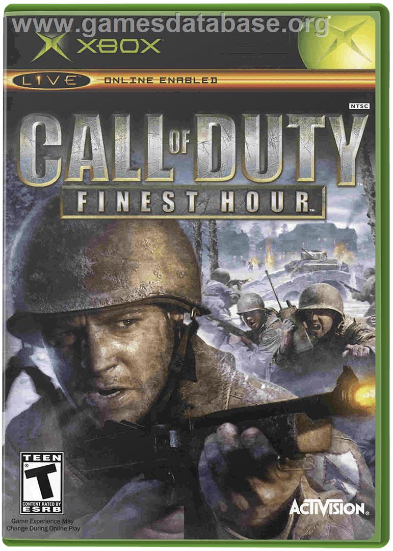 Call Of Duty - Finest Hour - Microsoft Xbox - Artwork - Box