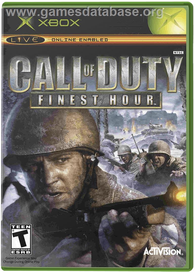 Call of Duty: Finest Hour - Microsoft Xbox - Artwork - Box