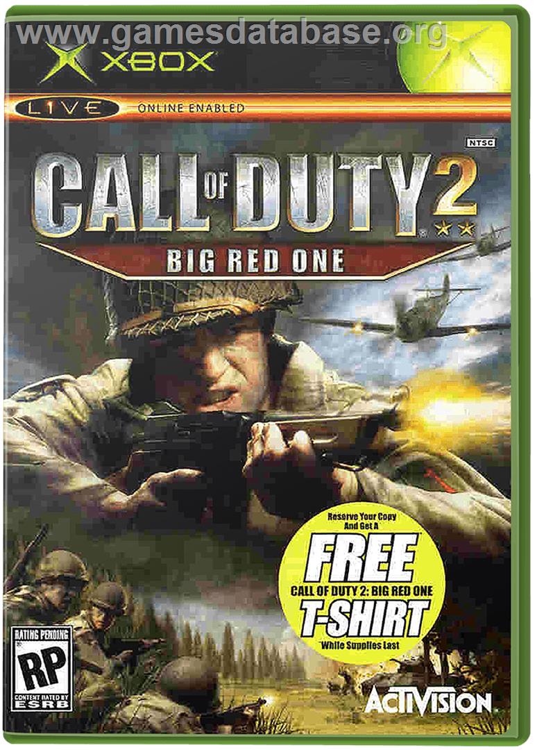 Call of Duty 2: Big Red One - Microsoft Xbox - Artwork - Box