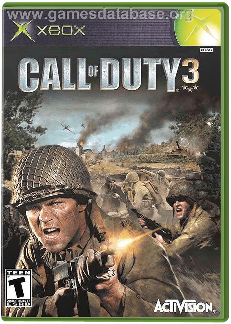 Call of Duty 3 - Microsoft Xbox - Artwork - Box