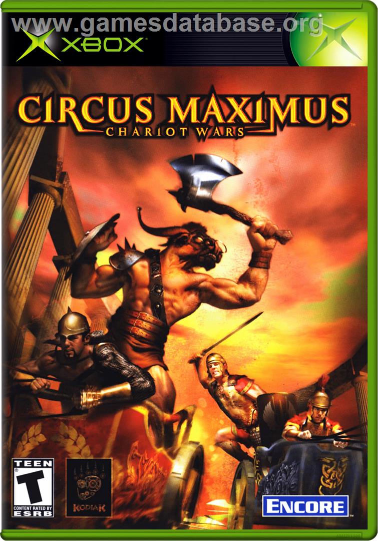 Circus Maximus: Chariot Wars - Microsoft Xbox - Artwork - Box