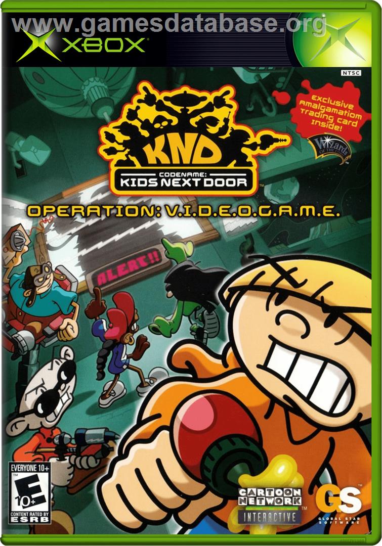 Codename: Kids Next Door - Operation: V.I.D.E.O.G.A.M.E. - Microsoft Xbox - Artwork - Box