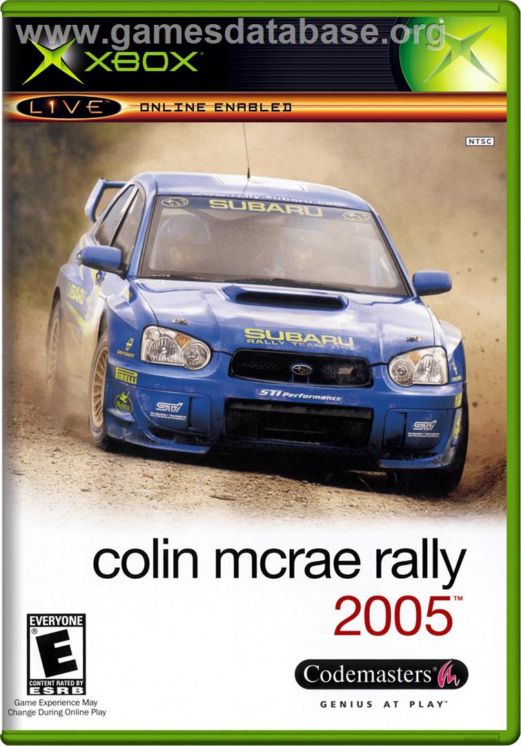 Colin McRae Rally 2005 - Microsoft Xbox - Artwork - Box