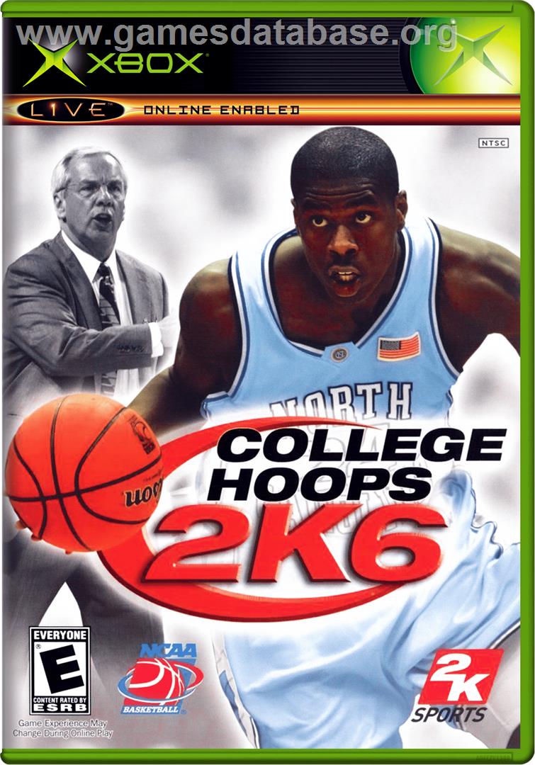 College Hoops 2K6 - Microsoft Xbox - Artwork - Box