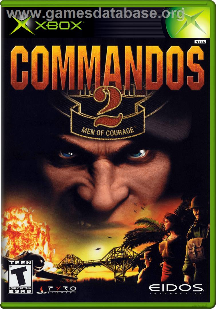 Commandos 2 - Men Of Courage - Microsoft Xbox - Artwork - Box