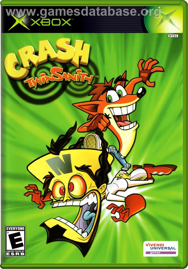 Crash TwinSanity - Microsoft Xbox - Artwork - Box