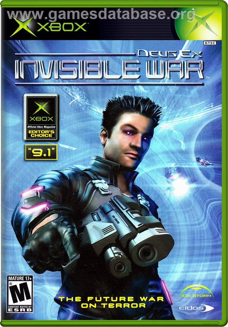 Deus Ex: Invisible War - Microsoft Xbox - Artwork - Box
