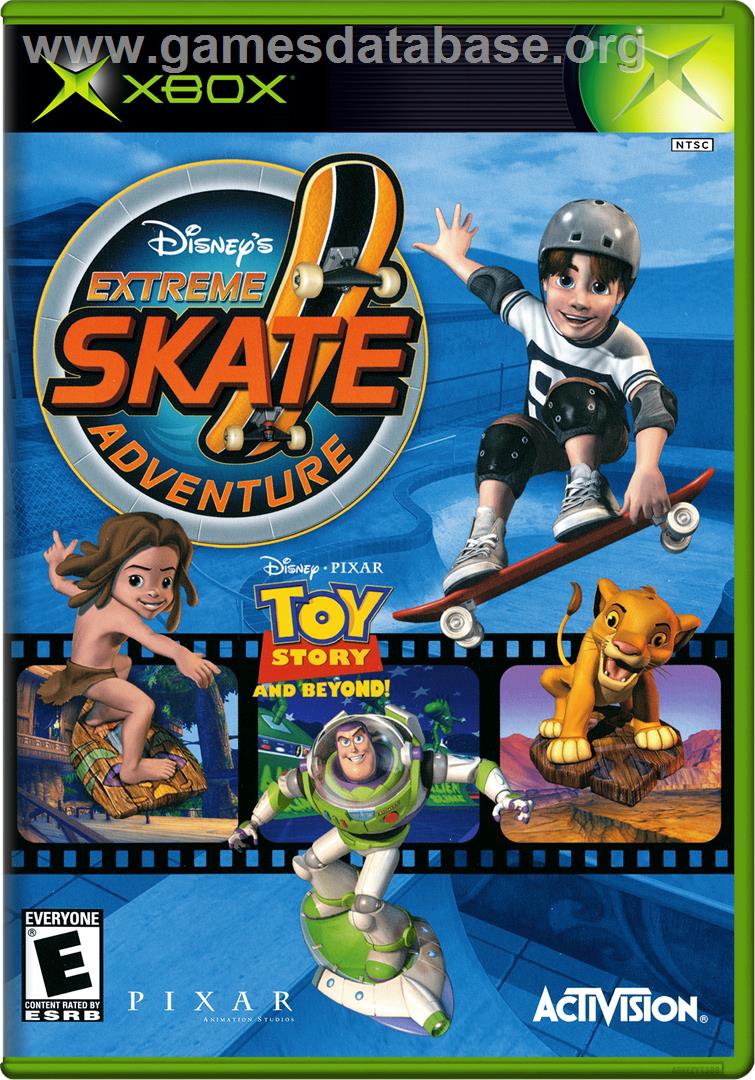 Disney's Extreme Skate Adventure - Microsoft Xbox - Artwork - Box