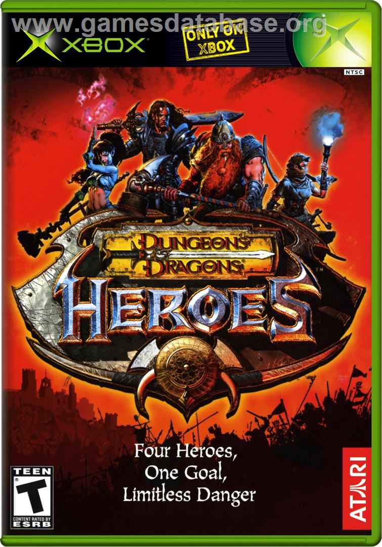 Dungeons And Dragons - Heroes - Microsoft Xbox - Artwork - Box