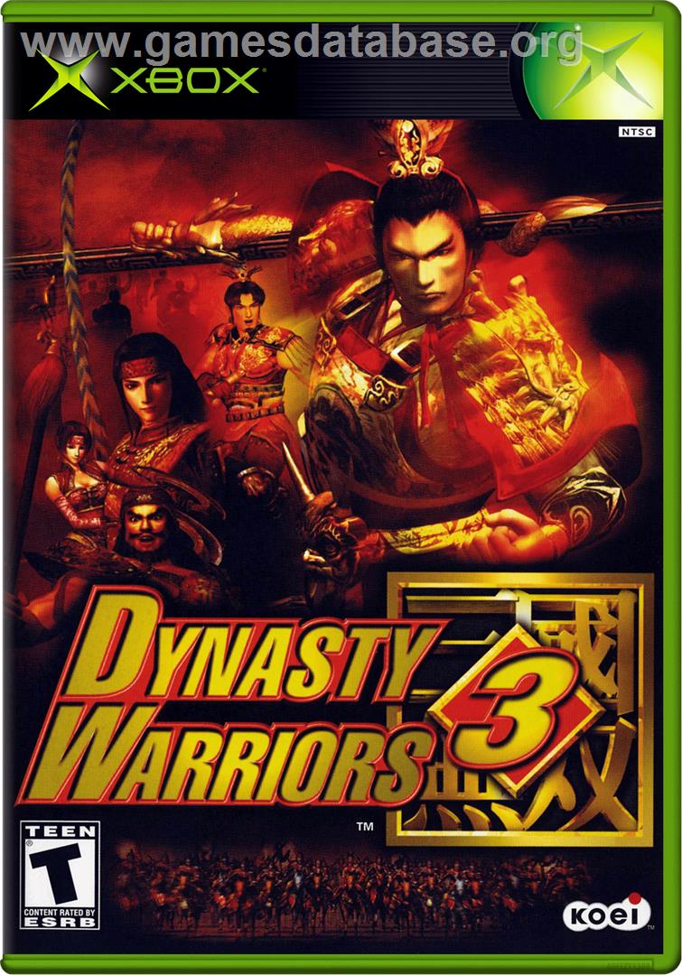 Dynasty Warriors 3 - Microsoft Xbox - Artwork - Box