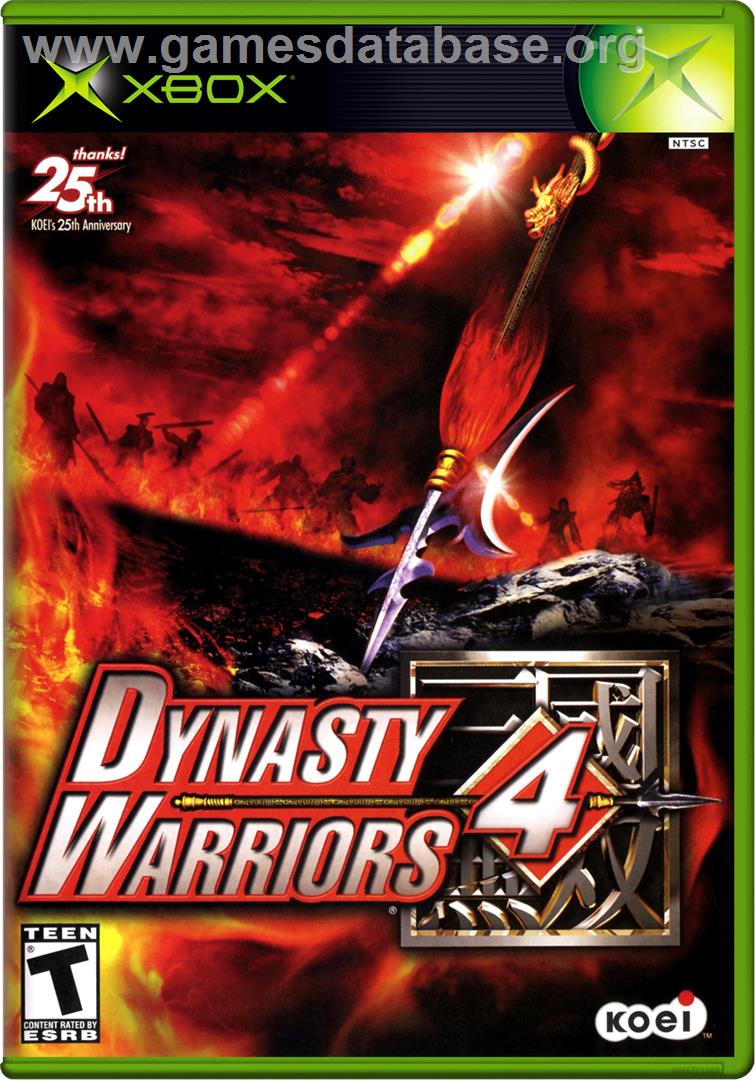 Dynasty Warriors 4 - Microsoft Xbox - Artwork - Box