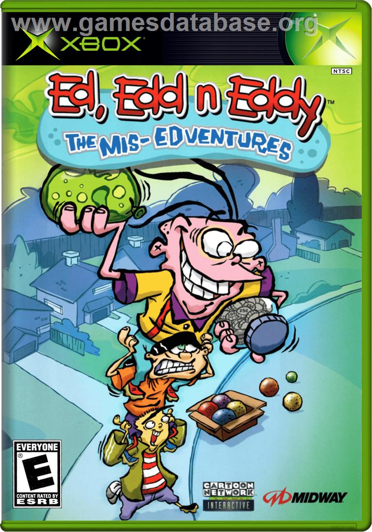 Ed, Edd n Eddy - The Mis-Edventures - Microsoft Xbox - Artwork - Box