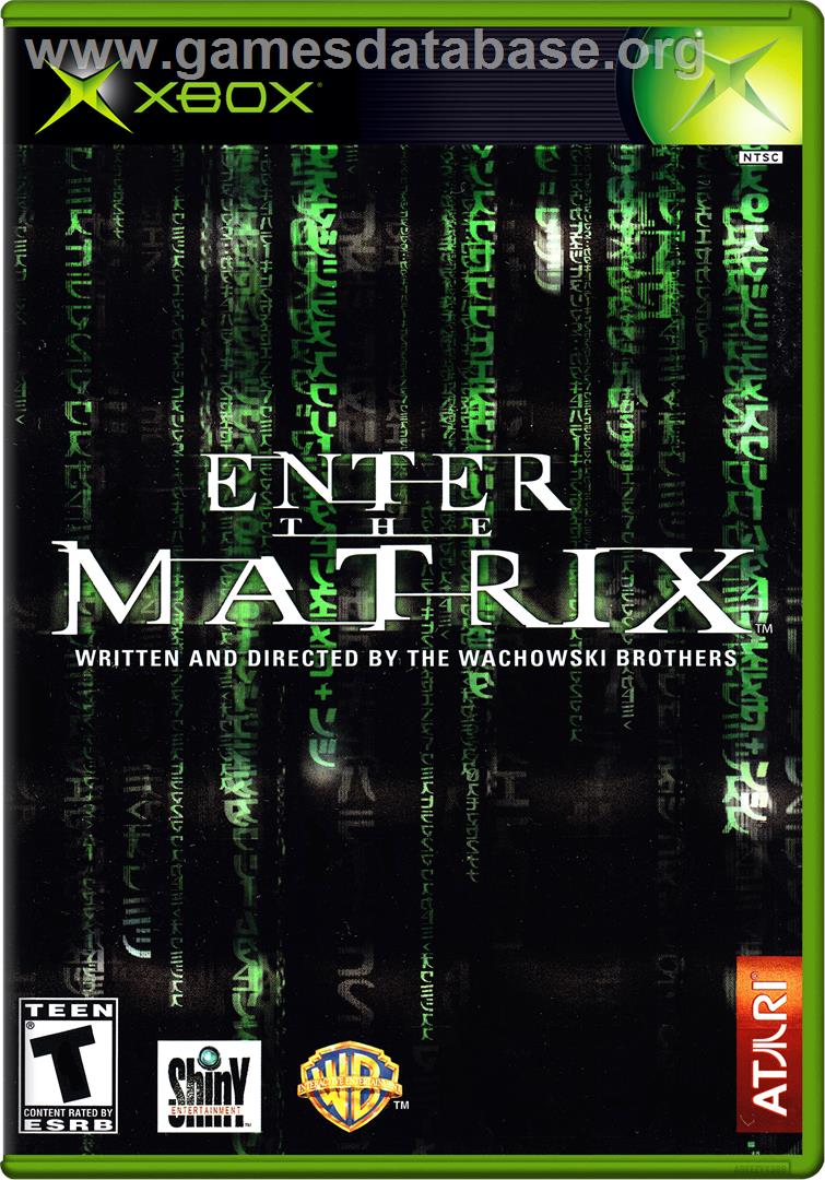 Enter The Matrix - Microsoft Xbox - Artwork - Box