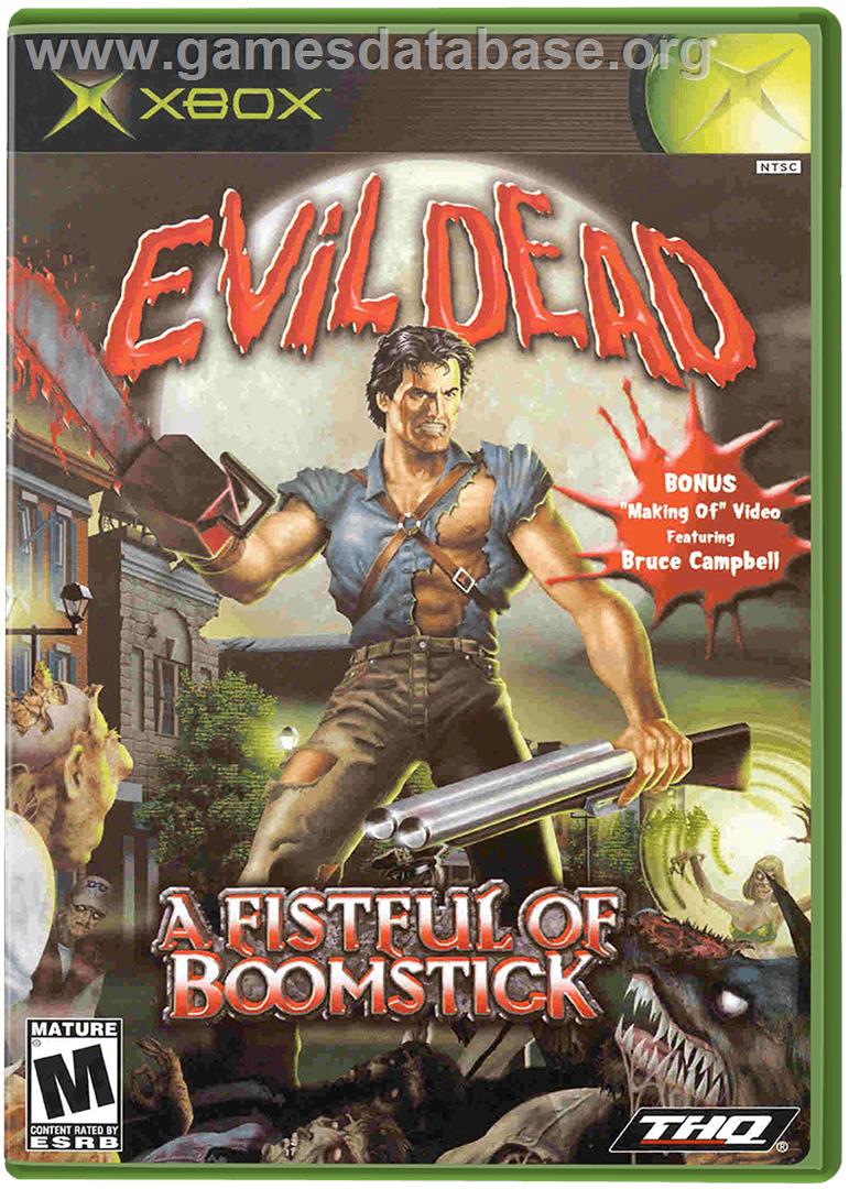 Evil Dead - A Fistful Of Boomstick - Microsoft Xbox - Artwork - Box