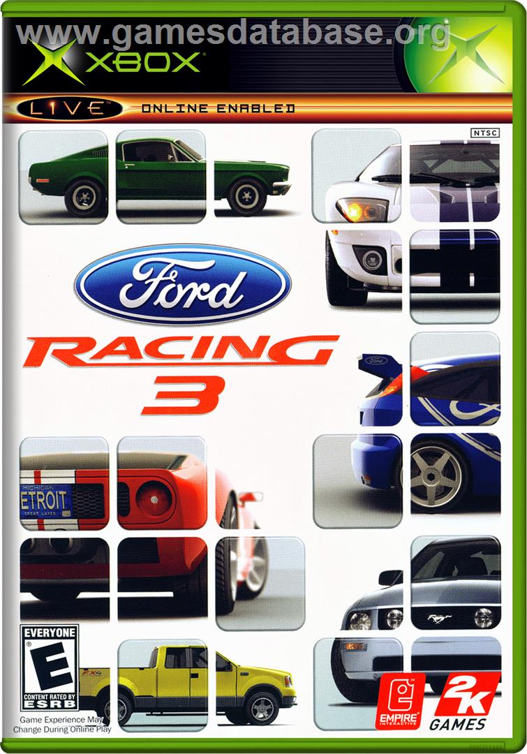 Ford Racing 3 - Microsoft Xbox - Artwork - Box