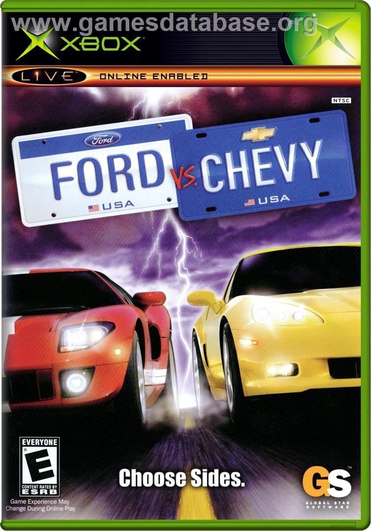 Ford vs. Chevy - Microsoft Xbox - Artwork - Box
