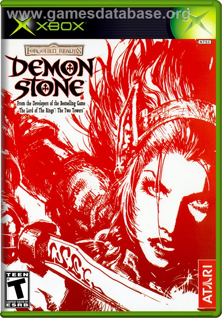 Forgotten Realms - Demon Stone - Microsoft Xbox - Artwork - Box