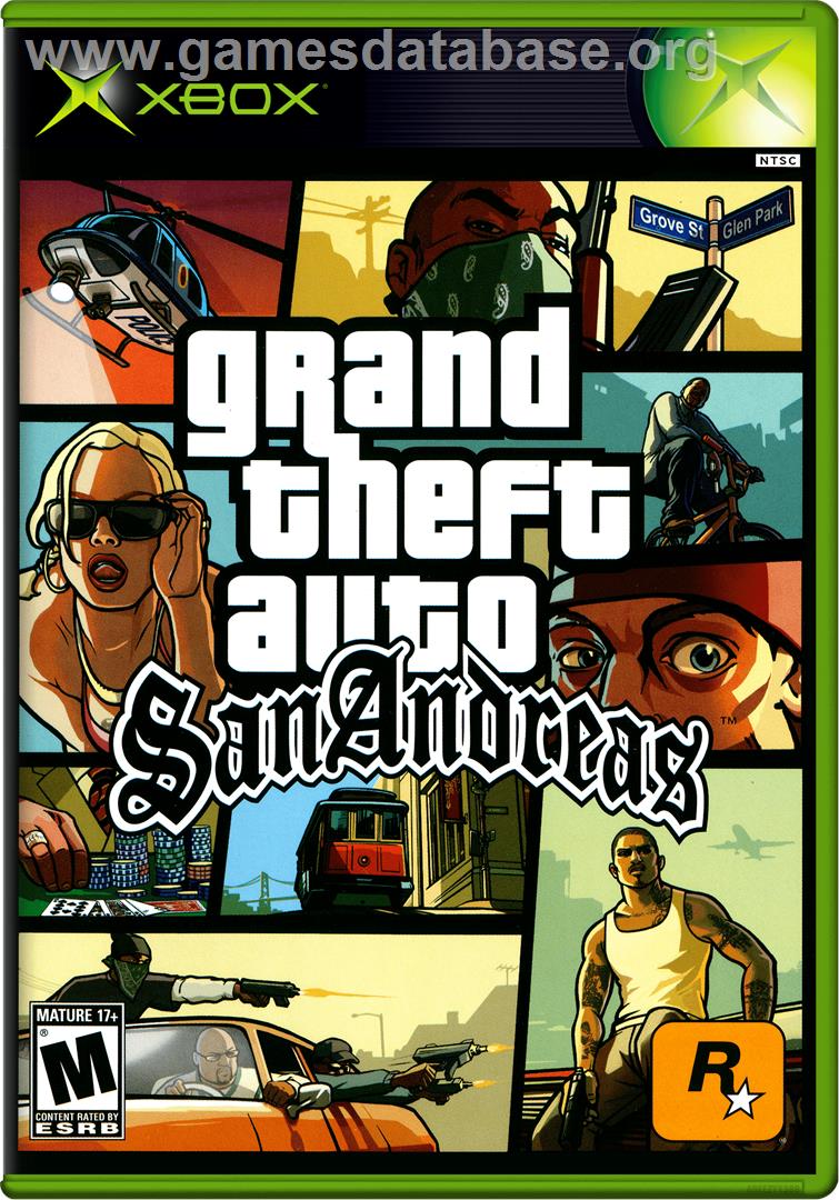 Grand Theft Auto: San Andreas - Microsoft Xbox - Artwork - Box