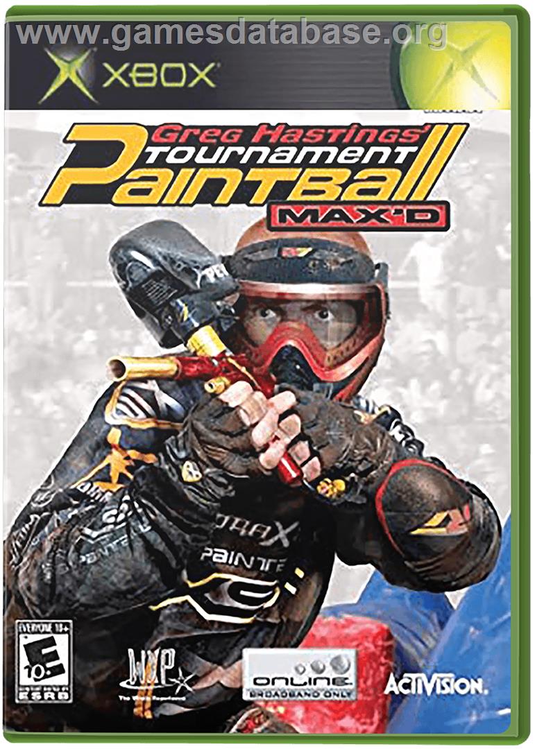 Greg Hastings' Tournament Paintball MAX'D - Microsoft Xbox - Artwork - Box