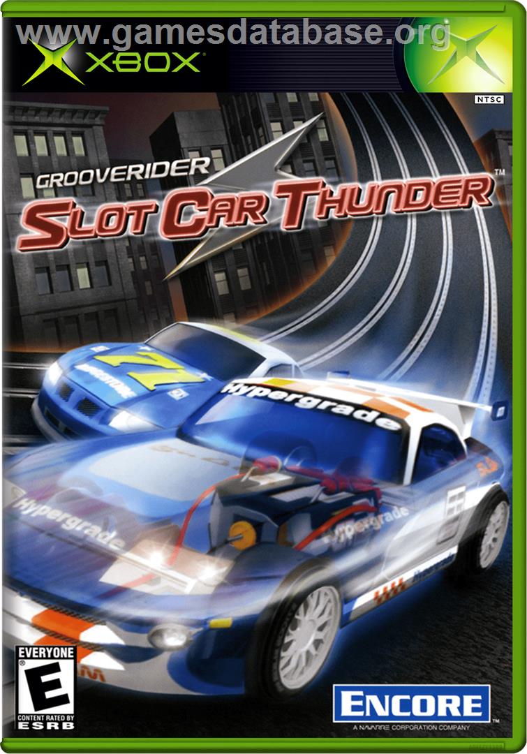 Grooverider - Slot Car Thunder - Microsoft Xbox - Artwork - Box