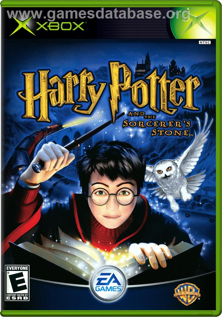Harry Potter and the Sorcerer's Stone - Microsoft Xbox - Artwork - Box