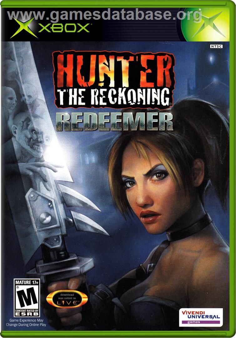 Hunter: The Reckoning - Redeemer - Microsoft Xbox - Artwork - Box