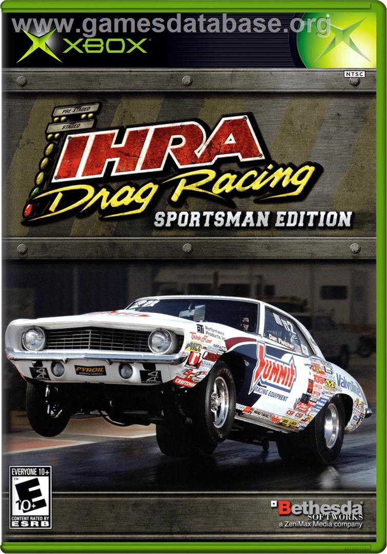 IHRA Drag Racing - Sportsman Edition - Microsoft Xbox - Artwork - Box