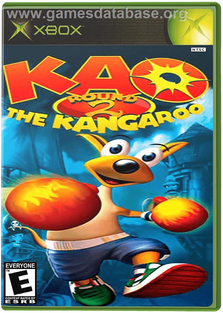 Kao the Kangaroo Round 2 - Microsoft Xbox - Artwork - Box
