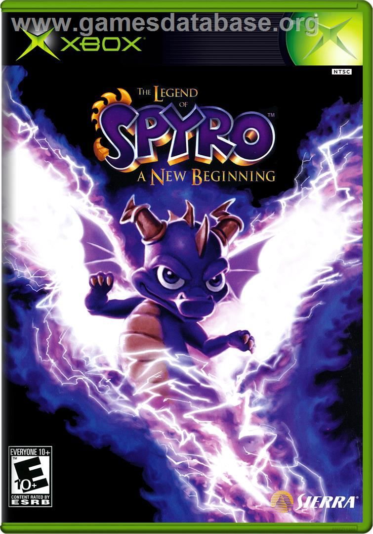 Legend Of Spyro, The - A New Beginning - Microsoft Xbox - Artwork - Box