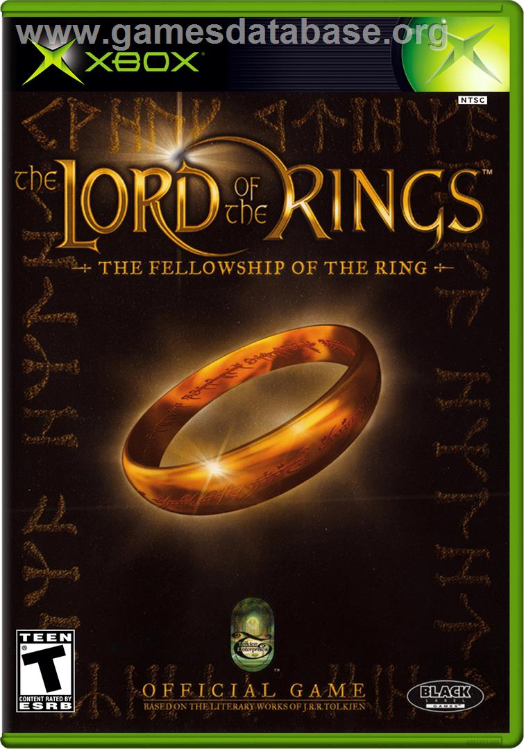Lord Of The Rings, The - The Fellowship Of The Ring - Microsoft Xbox - Artwork - Box