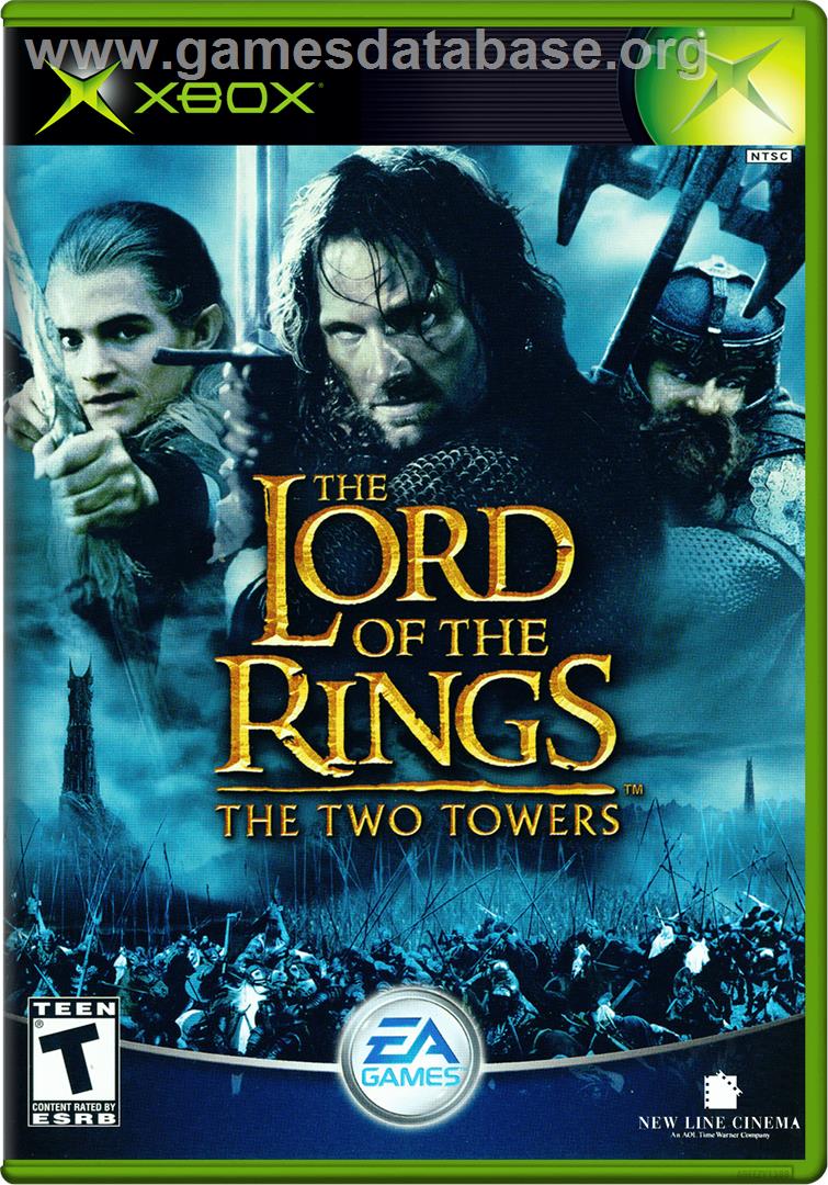 Lord Of The Rings, The - The Two Towers - Microsoft Xbox - Artwork - Box