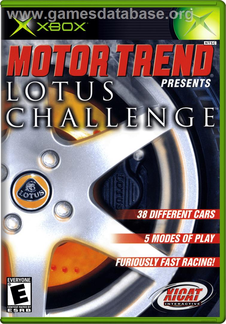 Lotus Challenge - Microsoft Xbox - Artwork - Box