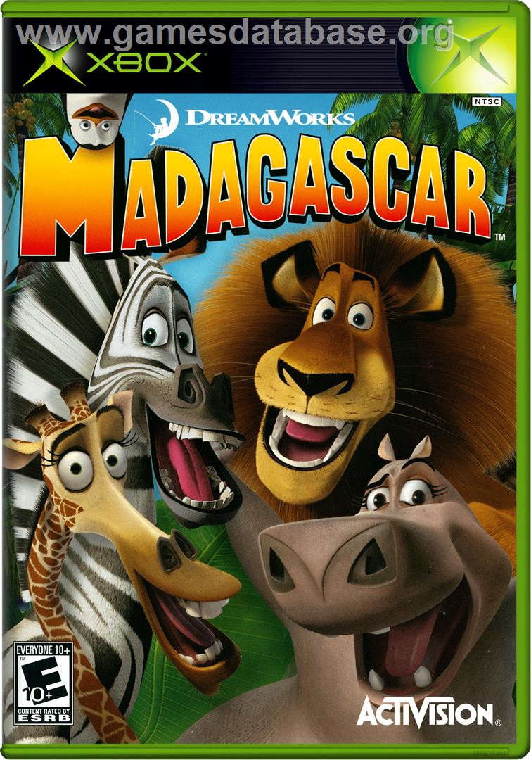 Madagascar - Microsoft Xbox - Artwork - Box