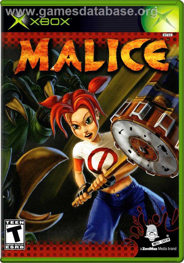 Malice - Microsoft Xbox - Artwork - Box
